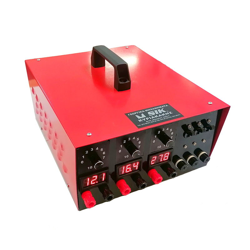 Trasformatore per raccolta olive 12V per triplo regolatore a 3 canne SIK Kyriakakis